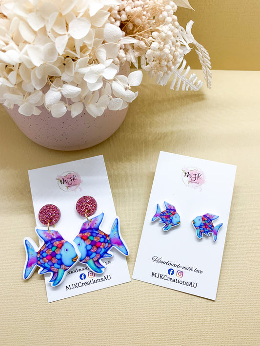 Colourful Fish Earrings